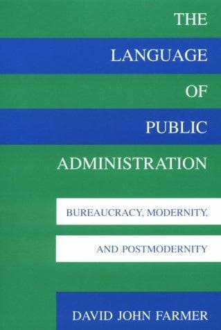 Cover of The language of public administration by David John Farmer