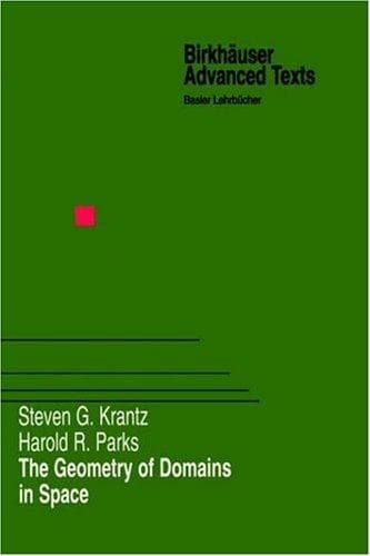 Cover of The geometry of domains in space by Steven G. Krantz