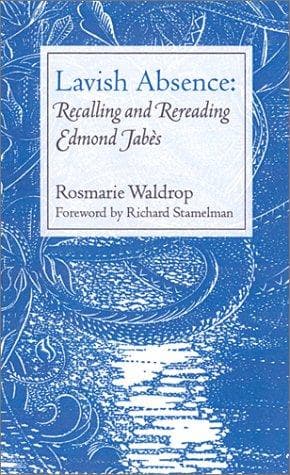 Cover of Lavish absence by Rosmarie Waldrop