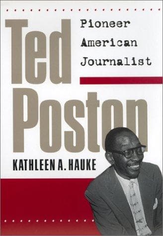 Cover of Ted Poston by Kathleen A. Hauke