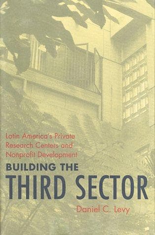 Cover of Building the third sector by Daniel C. Levy