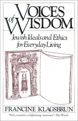 Cover of Voices of Wisdom by Francine Klagsbrun