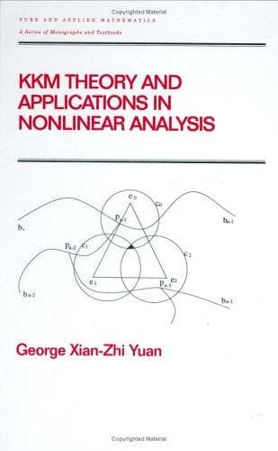 Cover of KKM theory and applications in nonlinear analysis by George Xian-Zhi Yuan