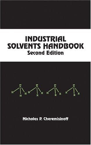 Cover of Industrial solvents handbook by Nicholas P. Cheremisinoff