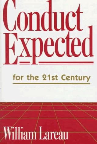 Cover of Conduct expected for the 21st century by William Lareau