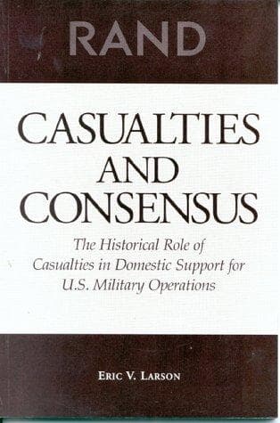 Cover of Casualties and consensus by Eric V. Larson