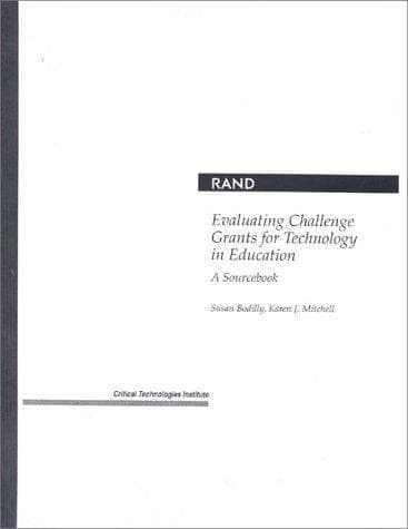 Cover of Evaluating challenge grants for technology in education by Susan J. Bodilly