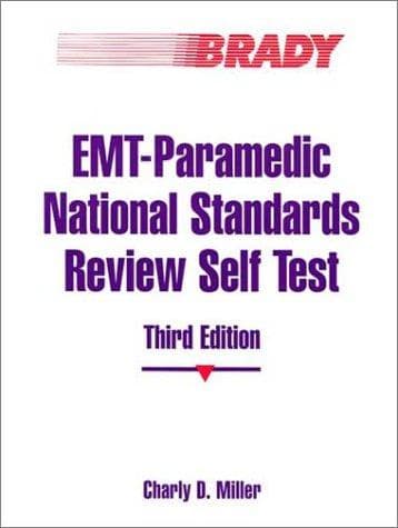 Cover of EMT-paramedic national standards review self test by C. D. Miller