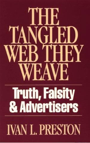 Cover of The tangled web they weave by Ivan L. Preston