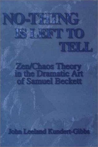 Cover of No-thing is left to tell by John L. Kundert-Gibbs