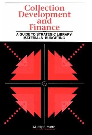 Cover of Collection development and finance by Murray S. Martin