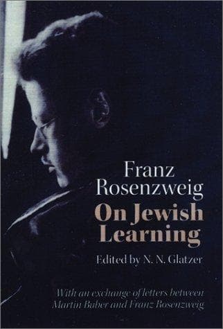 Cover of On Jewish Learning (Modern Jewish Philosophy and Religion) by Franz Rosenzweig