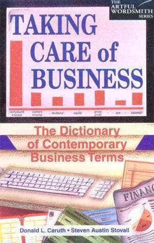 Cover of Taking care of business by Donald L. Caruth