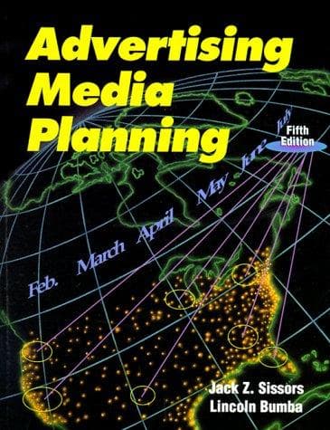 Cover of Advertising media planning by Jack Zanville Sissors