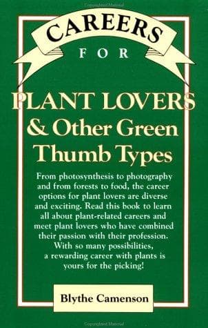 Cover of Careers for plant lovers & other green thumb types by Blythe Camenson