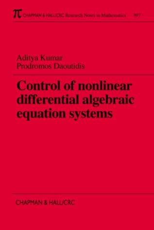 Cover of Control of nonlinear differential algebraic equation systems by Aditya Kumar