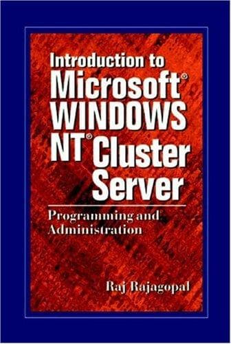 Cover of Introduction to Microsoft Windows NT Cluster Server by Raj Rajagopal