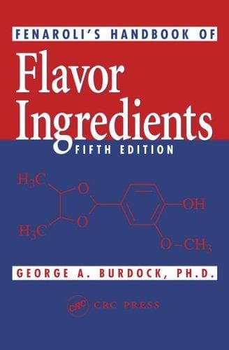 Cover of Fenaroli's handbook of flavor ingredients by George A. Burdock