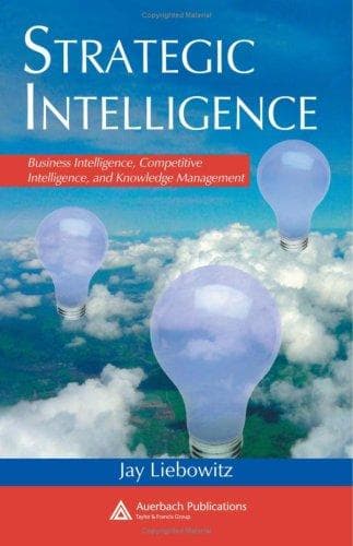 Cover of Strategic intelligence by Jay Liebowitz