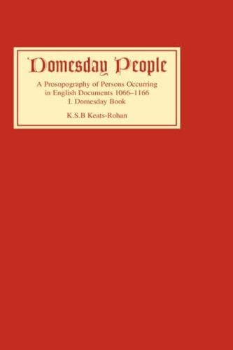 Cover of Domesday people by K. S. B. Keats-Rohan