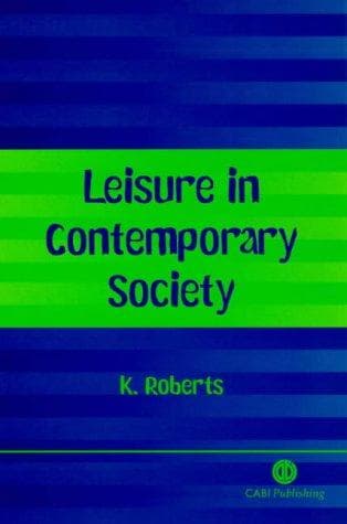 Cover of Leisure in contemporary society by Roberts, Kenneth