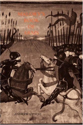 Cover of Malory's book of arms by Andrew Lynch
