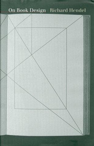 Cover of On book design by Richard Hendel
