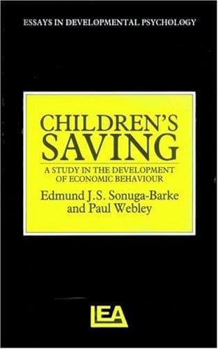Cover of Children's saving by Edmund J. S. Sonuga-Barke