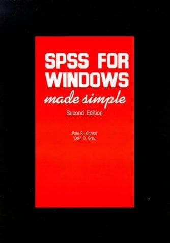 Cover of SPSS for Windows made simple by Paul R. Kinnear