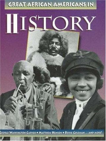 Cover of Great African Americans in history by Carlotta Hacker