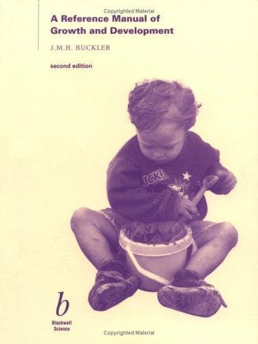 Cover of A reference manual of growth and development by J. M. H. Buckler