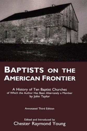 Cover of Baptists on the American frontier by Taylor, John