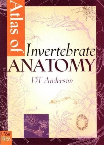 Cover of Atlas of invertebrate anatomy by D. T. Anderson
