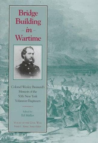 Cover of Bridge building in wartime by Wesley Brainerd