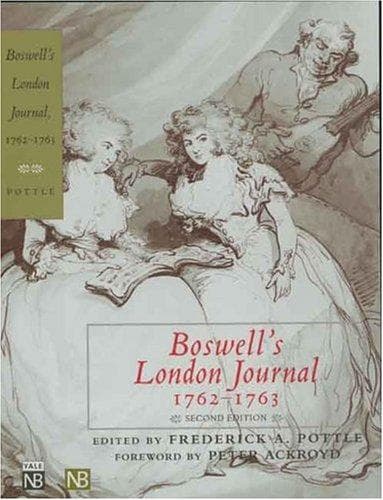 Cover of Boswell's London journal, 1762-1763 by James Boswell