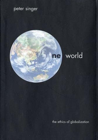 Cover of One world by Peter Singer