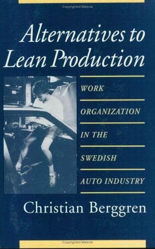 Cover of Alternatives to lean production by Christian Berggren