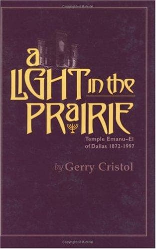 Cover of A light in the prairie by Gerry Cristol