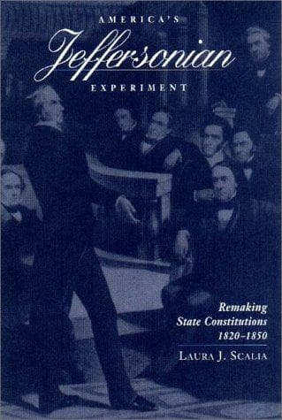 Cover of America's Jeffersonian experiment by Laura J. Scalia