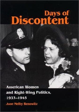 Cover of Days of discontent by June Melby Benowitz
