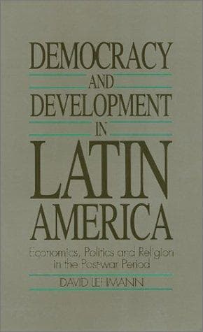 Cover of Democracy and development in Latin America by David Lehmann