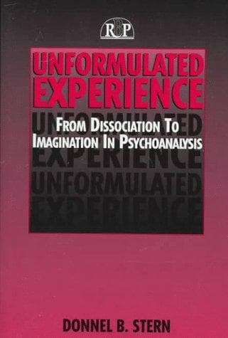 Cover of Unformulated experience by Donnel B. Stern