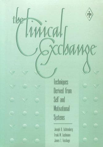 Cover of The clinical exchange by Joseph D. Lichtenberg