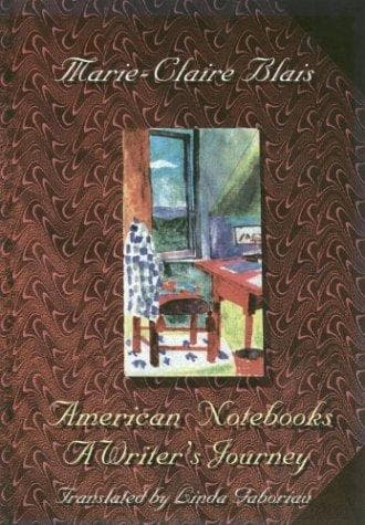 Cover of American Notebooks by Marie-Claire Blais
