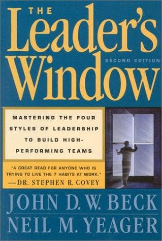 Cover of The Leader's Window by John D. W. Beck