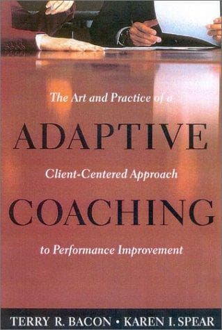 Cover of Adaptive coaching by Terry R. Bacon