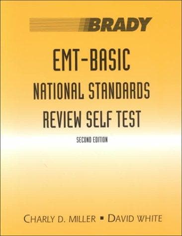 Cover of EMT-basic national standards review self test by C. D. Miller