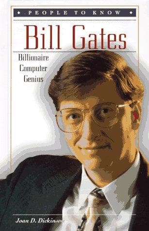 Cover of Bill Gates, billionaire computer genius by Joan D. Dickinson