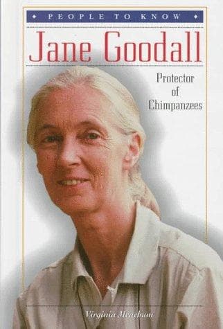 Cover of Jane Goodall, protector of chimpanzees by Virginia Meachum