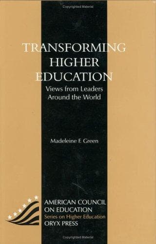 Cover of Transforming Higher Education by Madeleine F. Green